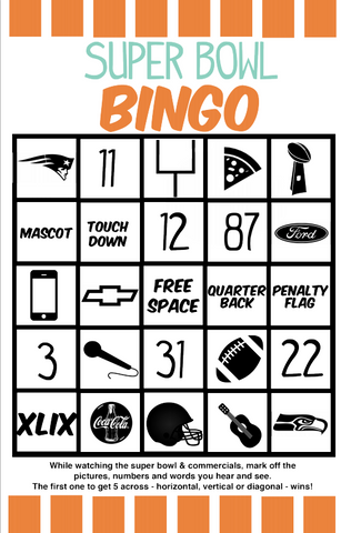 Super Bowl Bingo